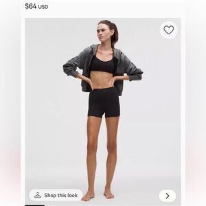 Lululemon Align High Rise Short (Ribbed)